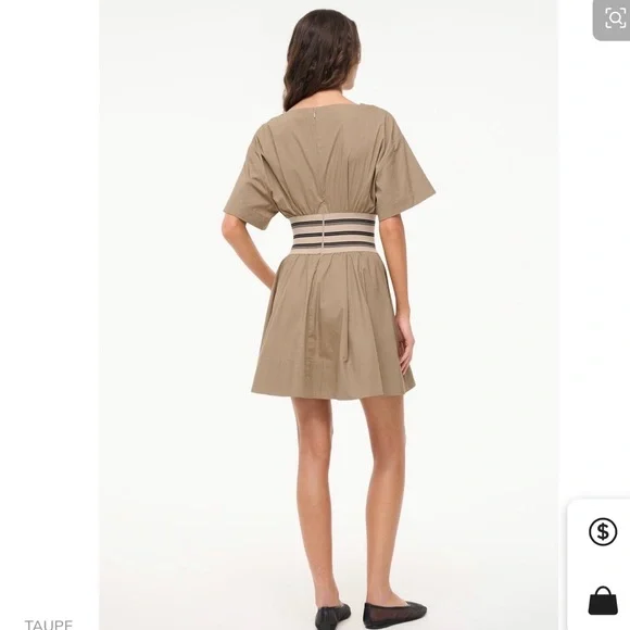 ⭐️NWT Staud Amy Mini Dress⭐️ - Picture 4 of 11